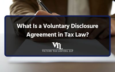 What Is a Voluntary Disclosure Agreement in Tax Law?